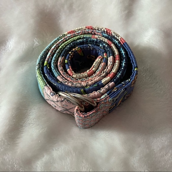 Vineyard Vines Men’s patchwork D-ring belt - Picture 5 of 7